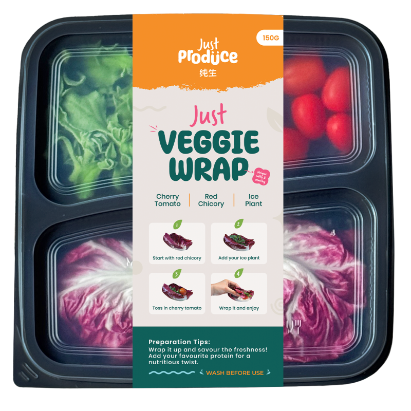 Just Veggie Wrap - Red Chicory